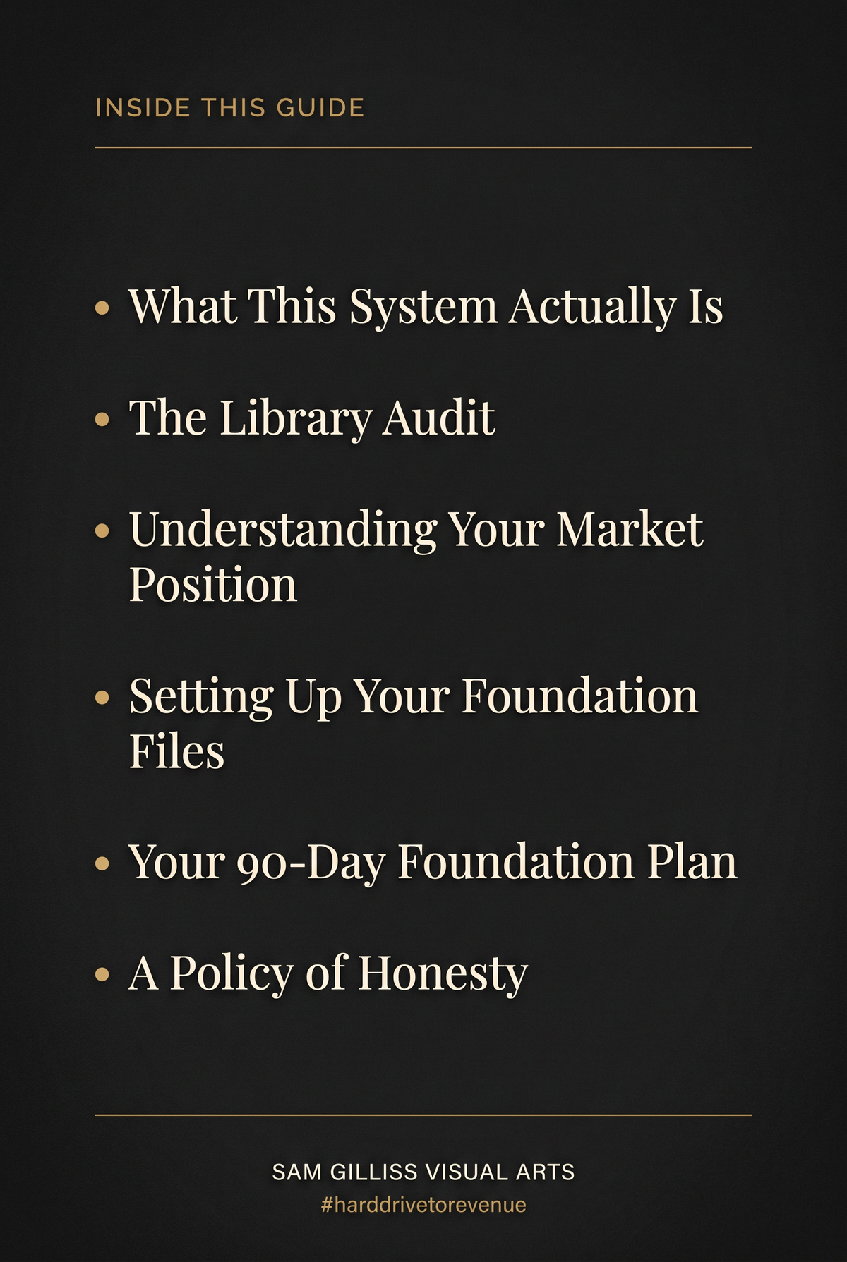 Guide 01 - Your Photo Business Foundation