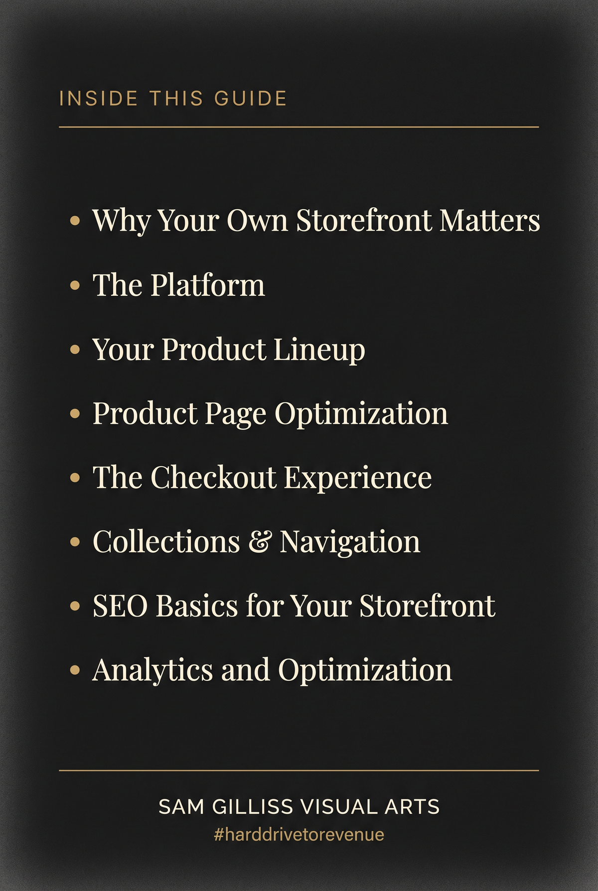 Guide 05 - Your Own Storefront