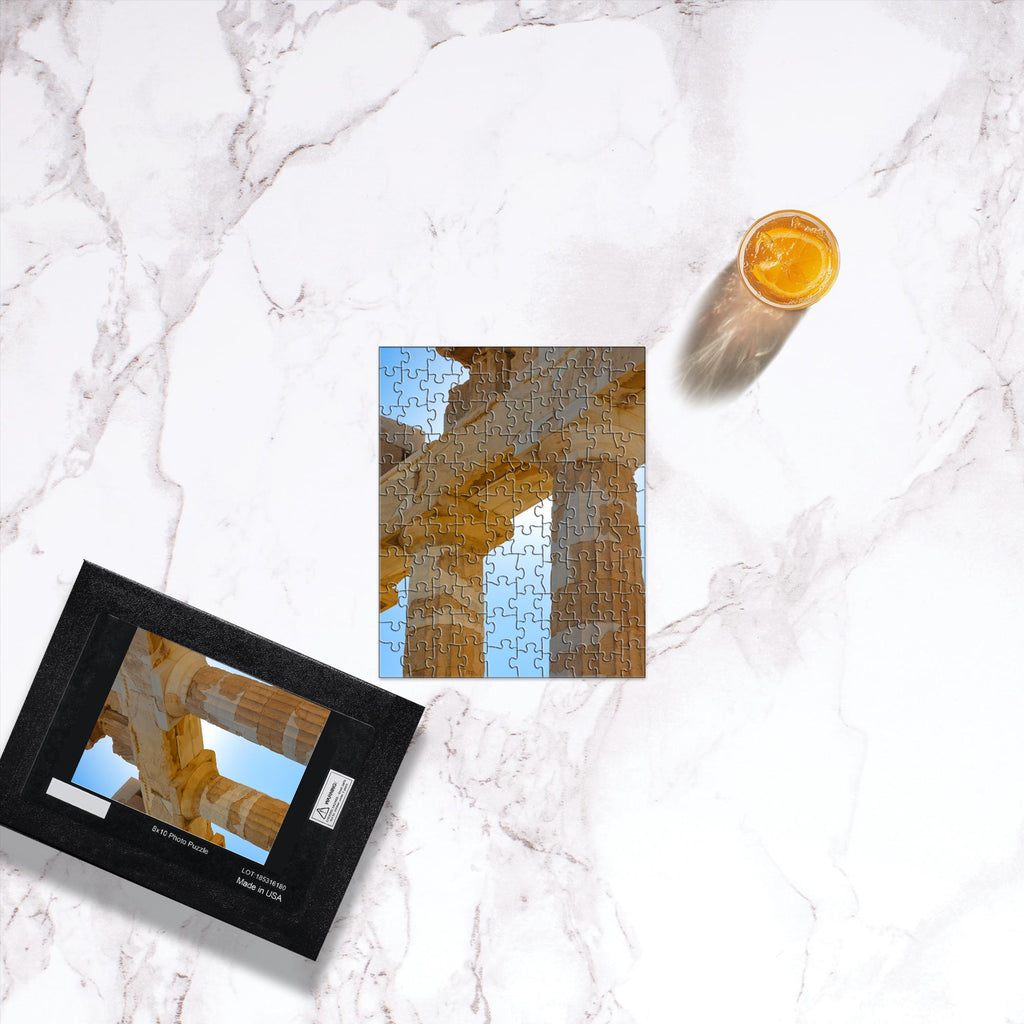 Sam Gilliss Visual Arts Parthenon at the Acropolis puzzle, 1000-piece fine art jigsaw featuring Athens Greece landmarks.