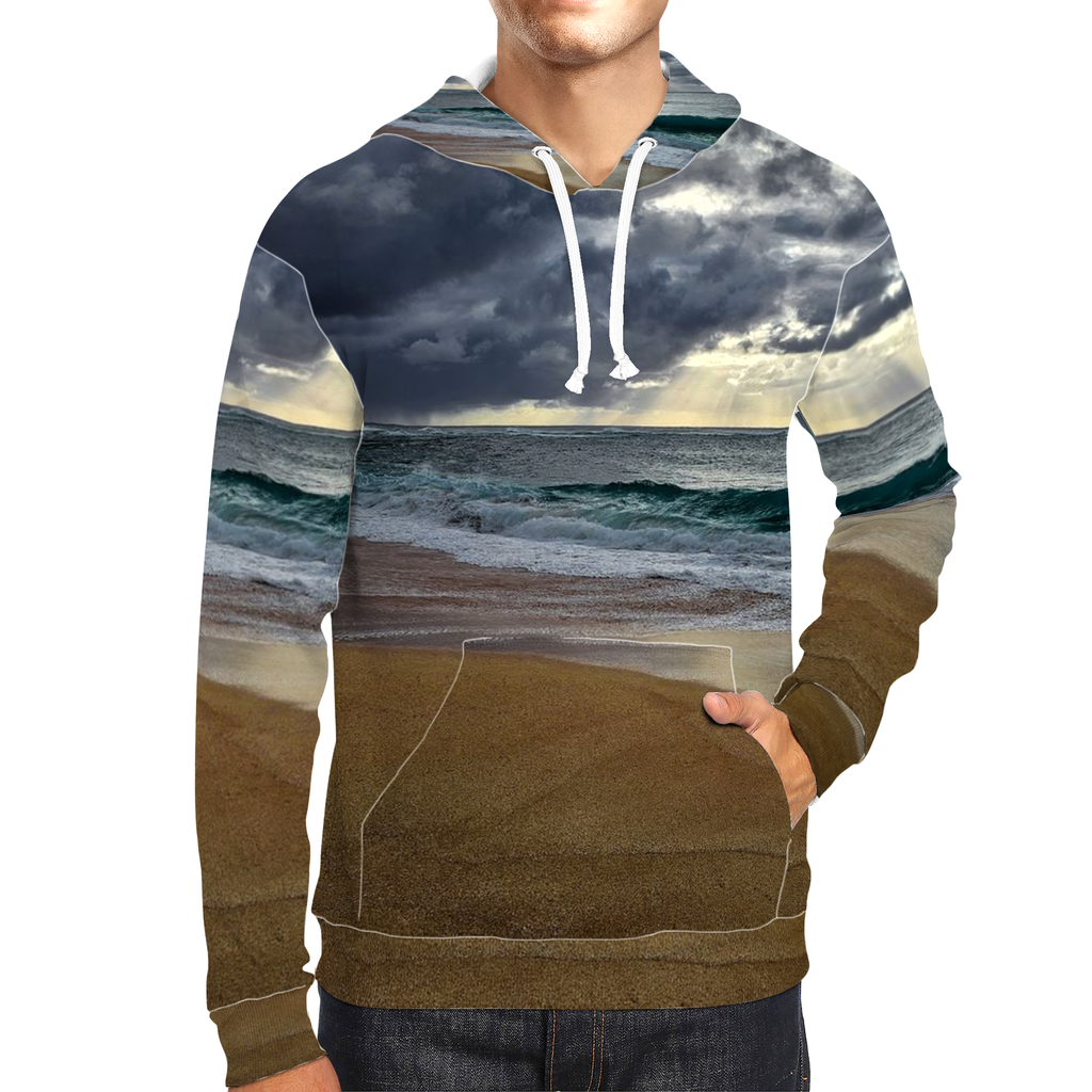 Sam Gilliss Visual Arts North Shore Oahu hoodie with vibrant all-over print, ultra-soft fabric, and classic fit.